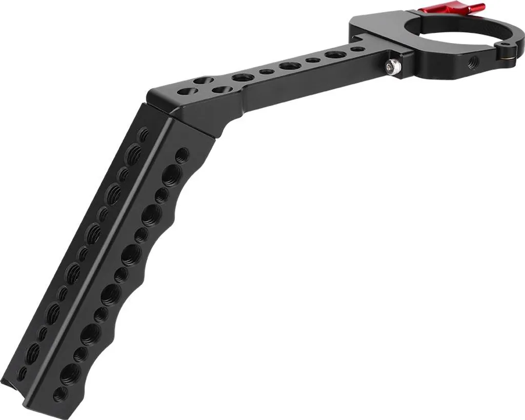 Poignée stabilisateur anti-fatigue en aluminium pour setup vidéo