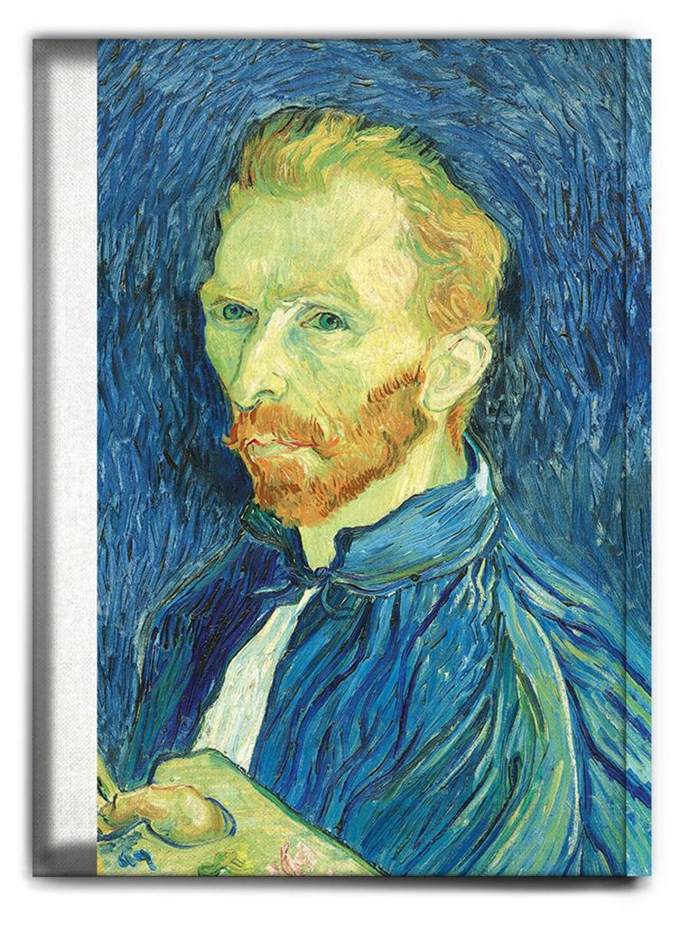 Giallobus - Selbstporträt 3 - Vincent Van Gogh - 100L x 140B cm - Bild - Premium Loom Canvas mit hoher Dicke