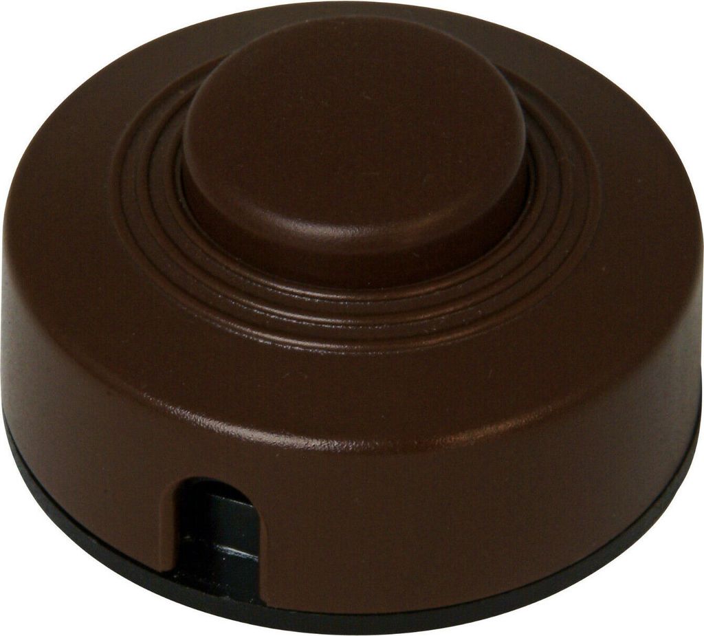Kopp Tretschalter Trittschalter Fußtretschalter braun gold schwarz weiß 1A 2A Braun