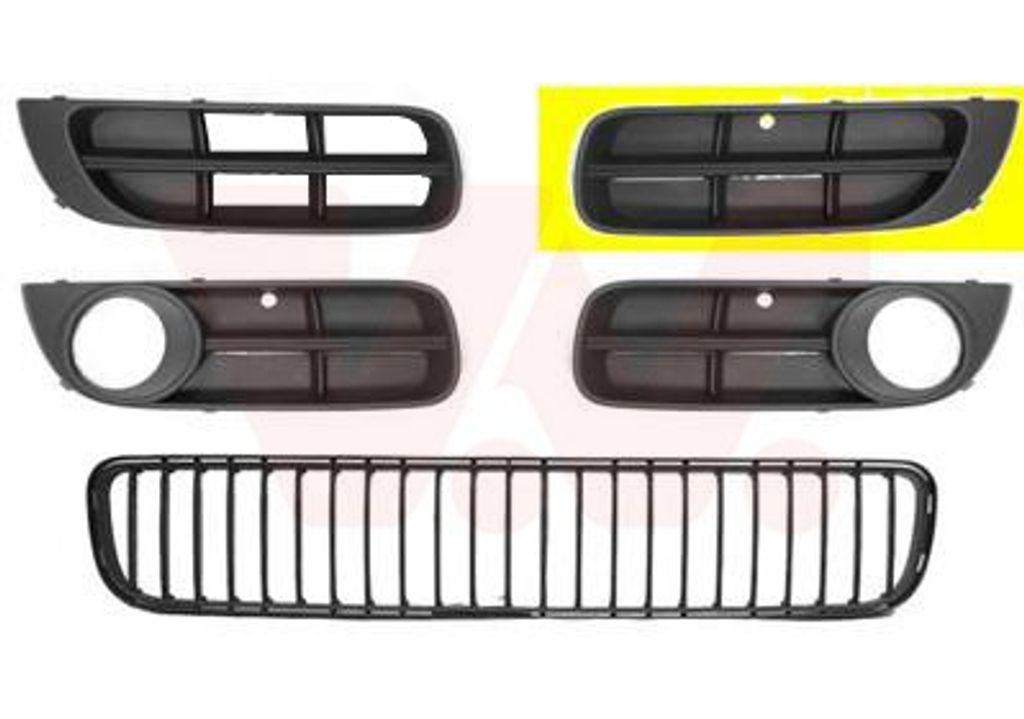 VAN WEZEL Lüftungsgitter Grill Stoßfänger für SKODA Fabia Produktbild 