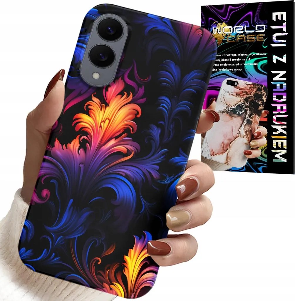 Custodia Per Samsung Galaxy S25 Edge - Motivi Astratti Colorati + Lamina
