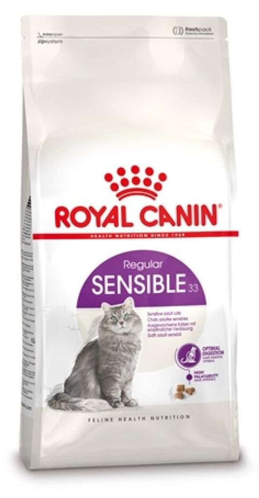 Royal Canin Feline Sensible 33, Dospelý, 2 kg Obrázok produktu 
