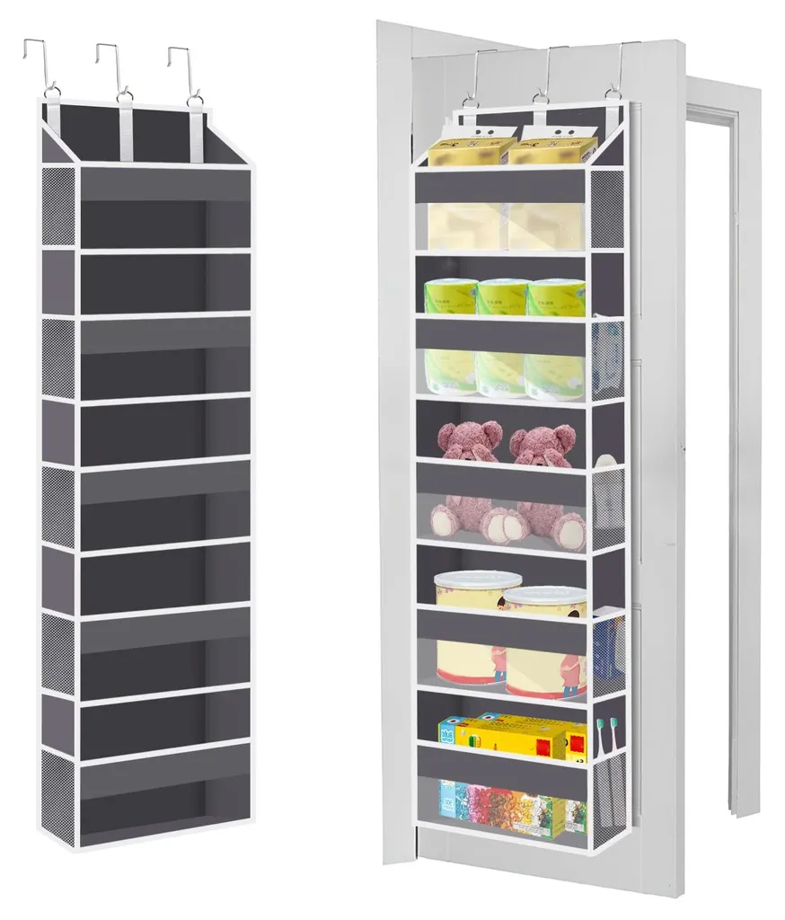 Étagère de rangement suspendue en tissu avec 5 bacs pour la maison