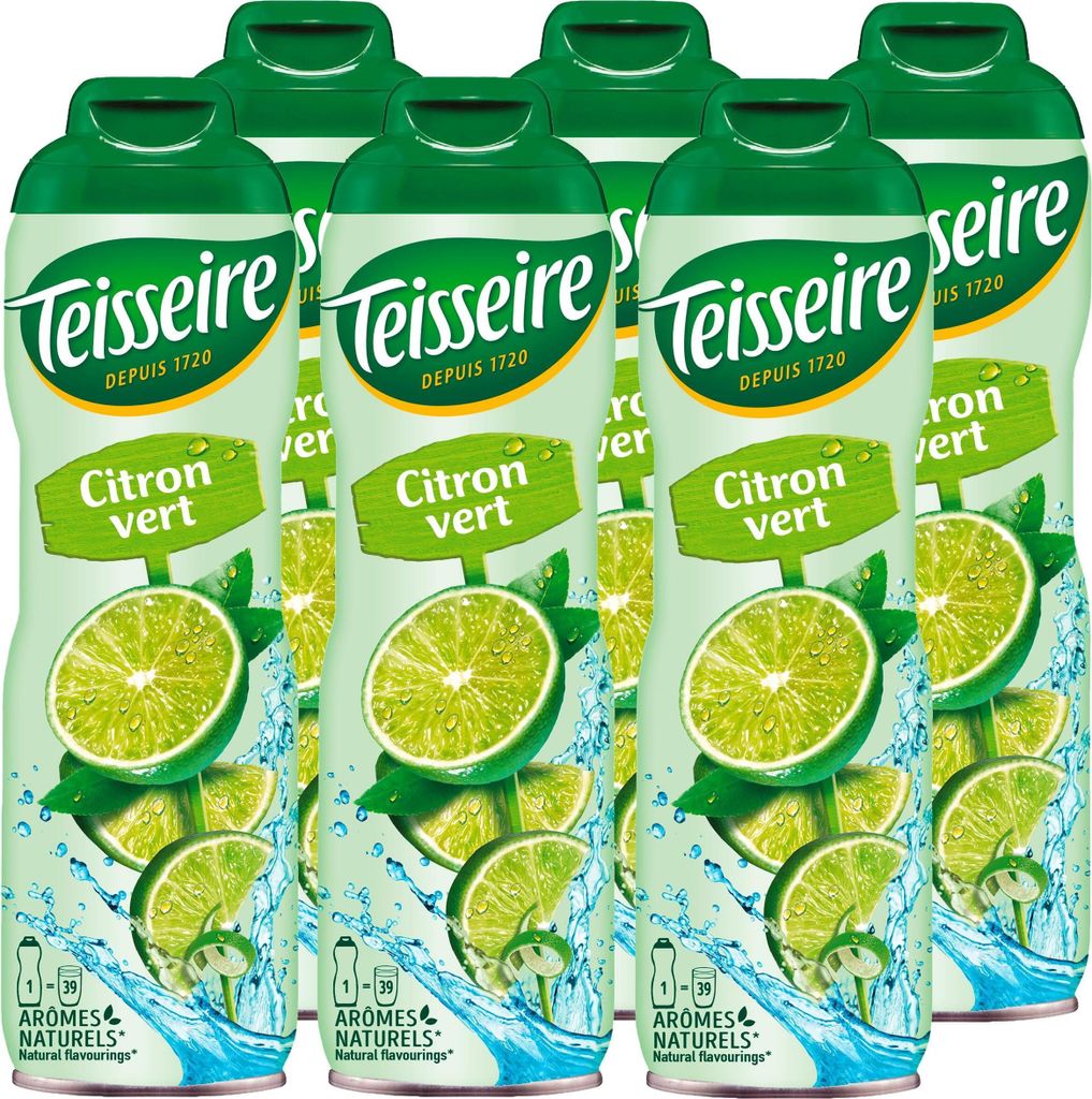 Teisseire Getränke-Sirup Lime/Limette 600ml - Intensiv im Produktbild 
