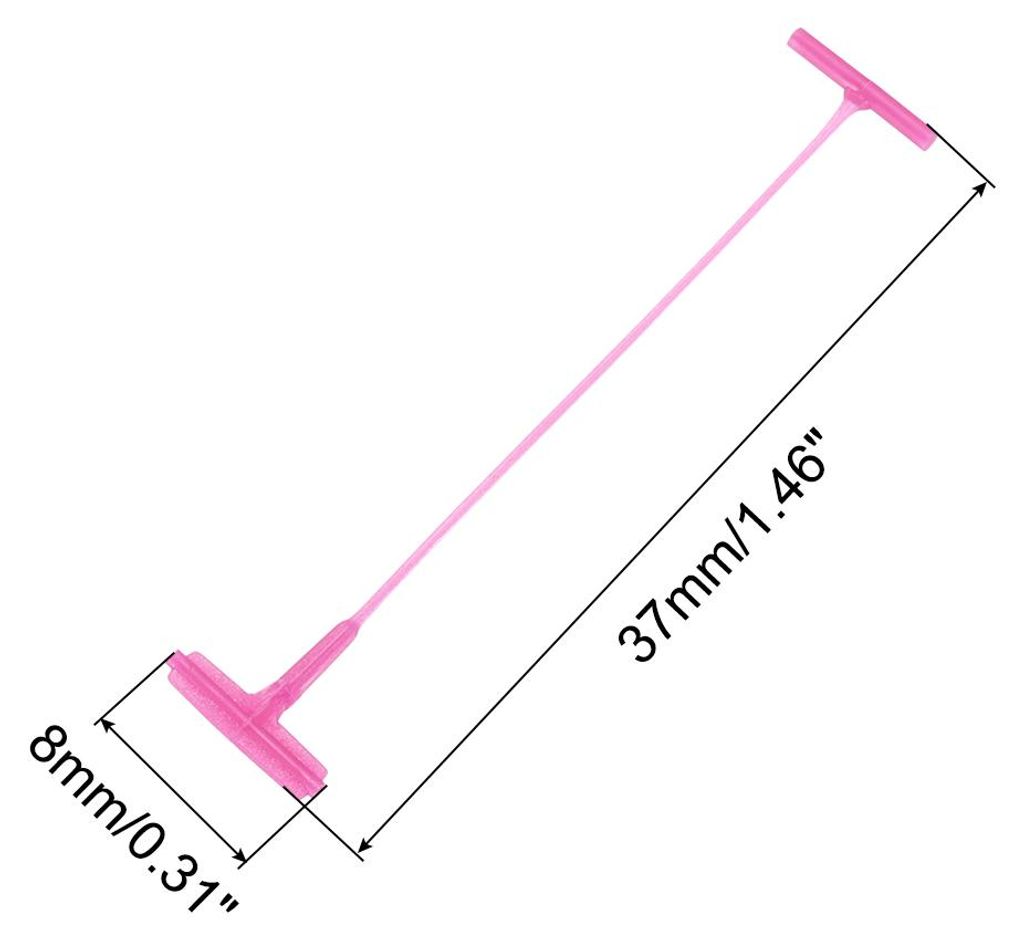 Heftf?den fš¹r Etikettierpistole Standard 1500 Stš¹ck, 35mm Tag Pins aus Kunststoff fš¹r Textil Karton Etiketten Kleidung Etikettierung, Rosarot