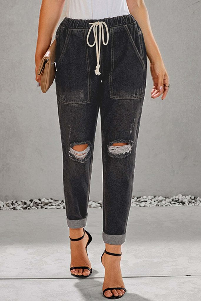OMG Damen-Joggerjeans Darlo schwarz S