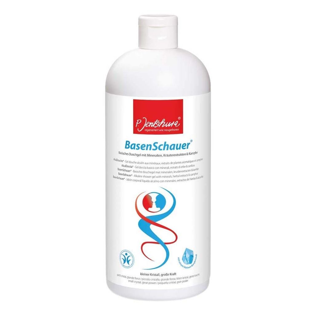 P. Jentschura BasenSchauer | 1000 ml | Basisches Duschgel mit Mineralien, Kräuterextrakten & Kampfer