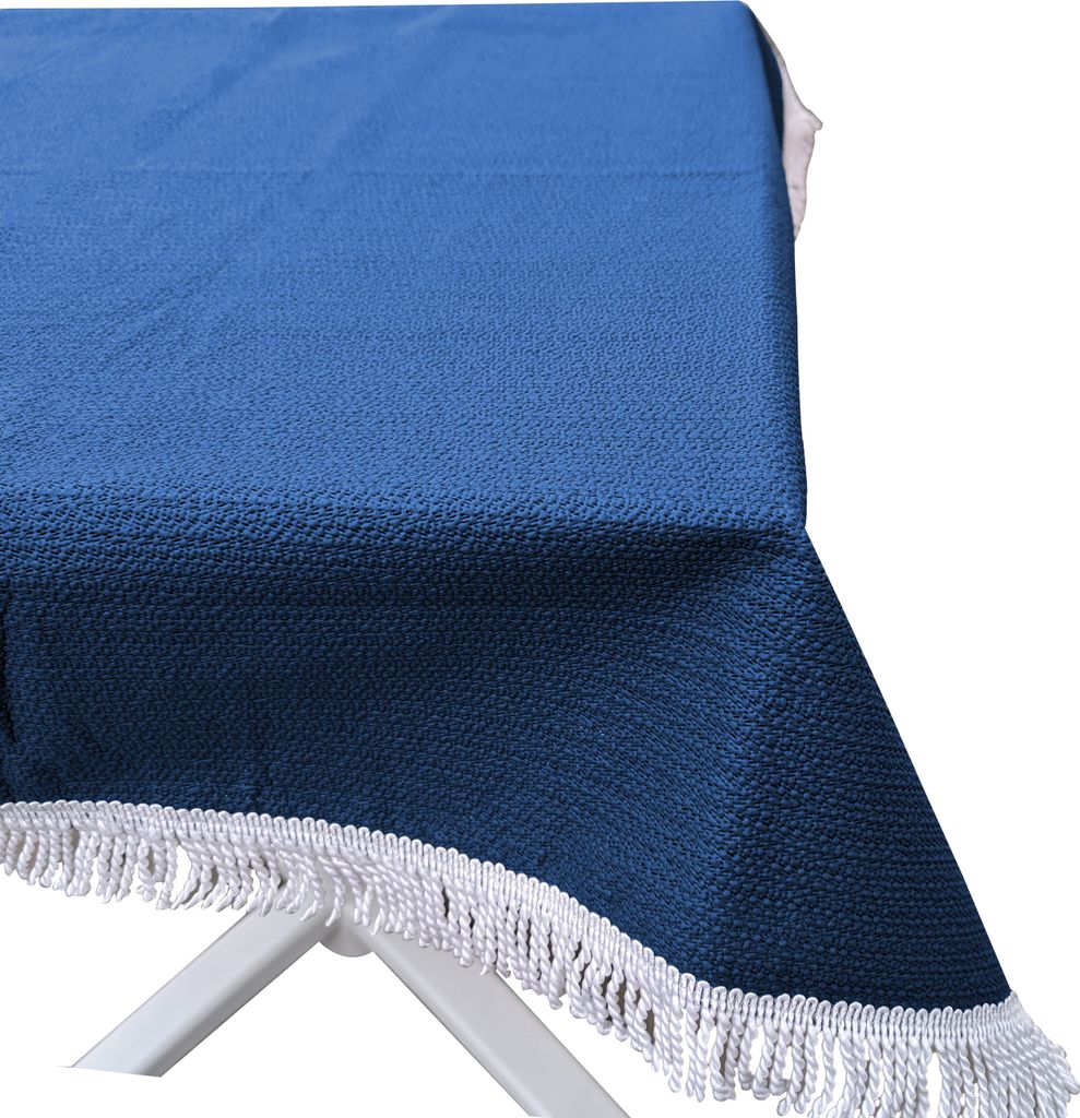 Grasekamp Gartentischdecke 160x260cm eckig  Blau Produktbild 