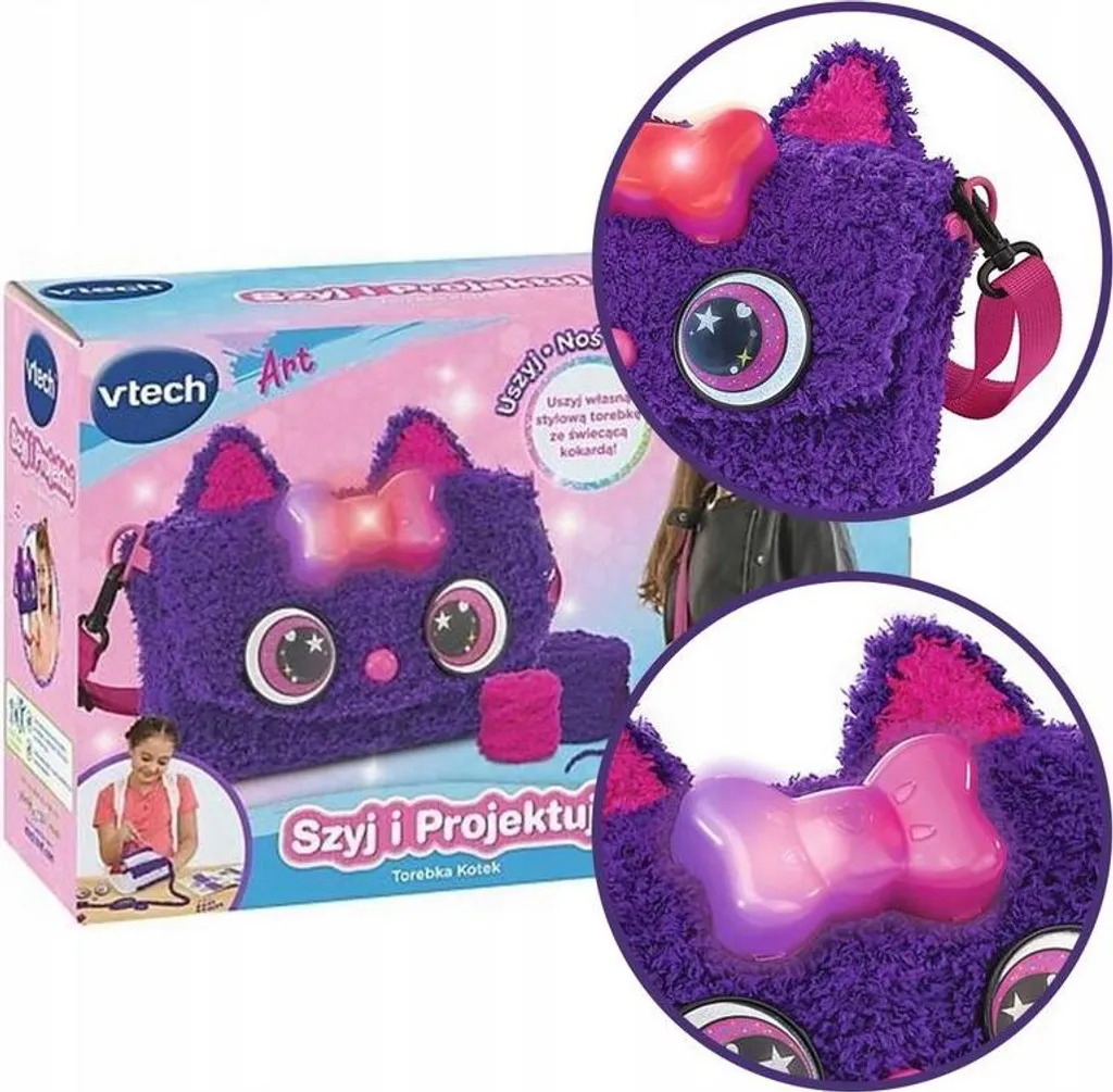 Sac à main Kitten VTECH interactif - Mon petit chaton à emporter partout - 2