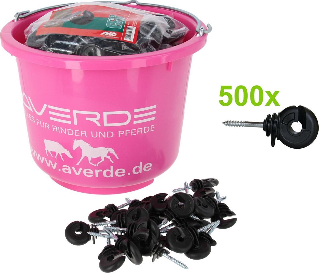 500x AKO Ringisolatoren, inkl. Stalleimer Produktbild 