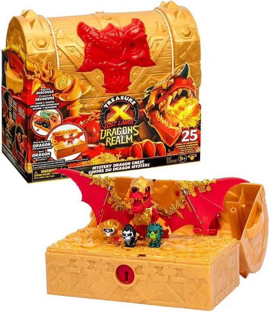 Famosa Tx Dragon Chest Golden Golden One Size Obrázek produktu 