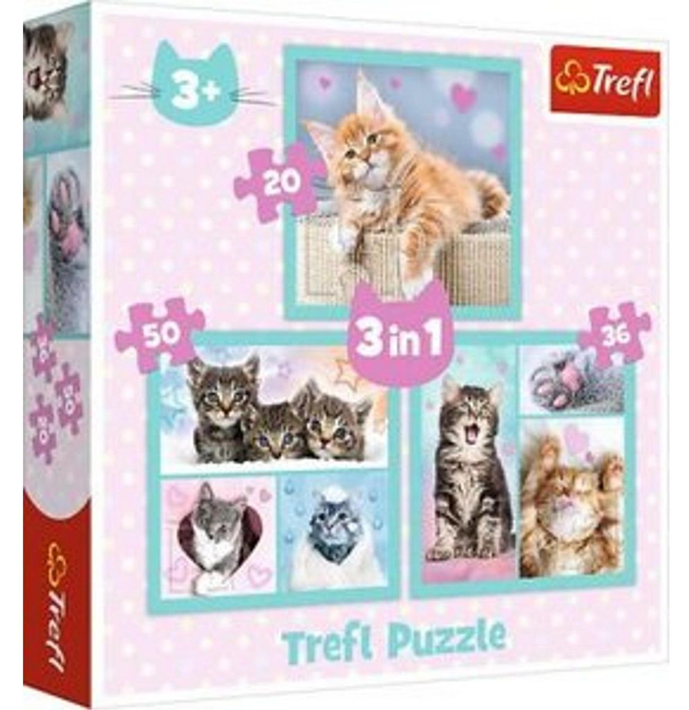 Trefl 34862, 50 Stück(e), Tiere, 3 Jahr(e) Produktbild 