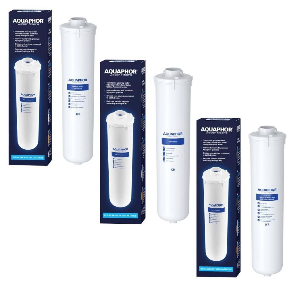 AQUAPHOR Crystal H Set di filtri per acqua K3 - KH - K7 Immagine del prodotto 
