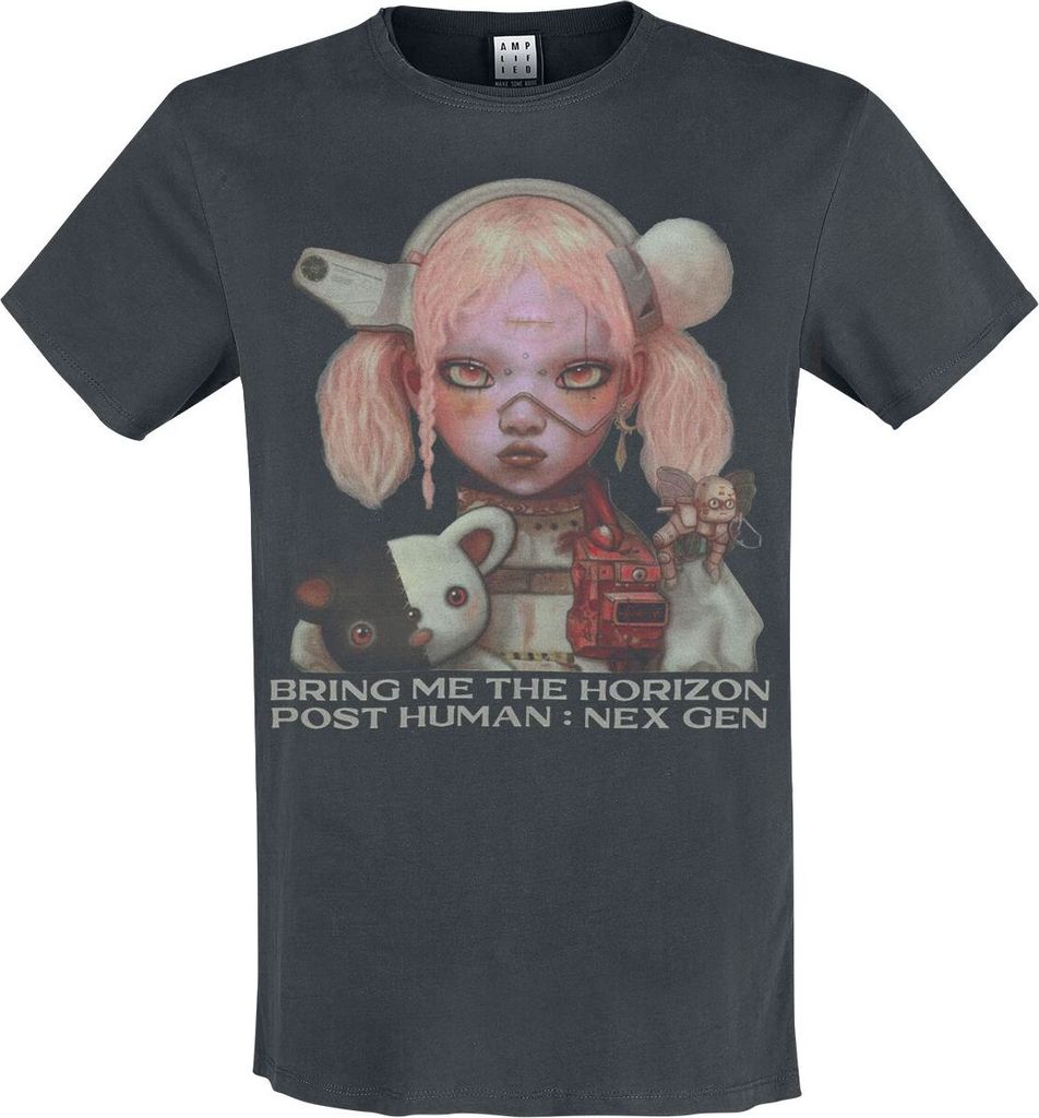 Bring Me The Horizon T-Shirt Herren Amplified Collection - Next Gen Album Cover charcoal XL