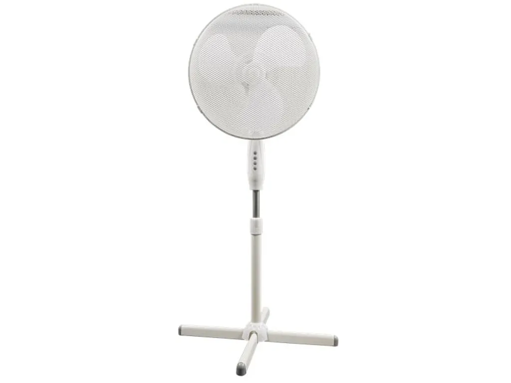 Ventilateur sur pied pour chambre et salon silencieux blanc 40W