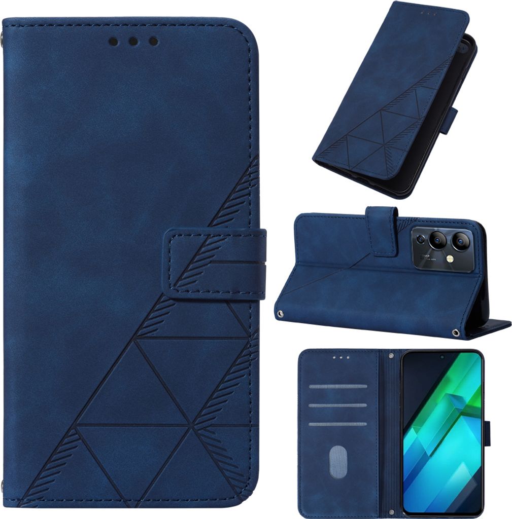 Hülle für Infinix Note 12i Prägung Flip Leder Kartenfächer Produktbild 