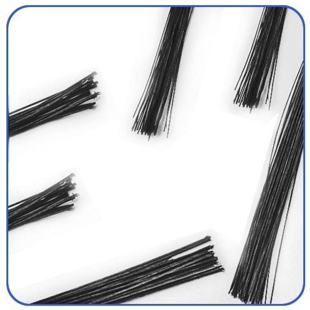 Culpitt Blumendraht Schwarz 50Stk. 0,5mm