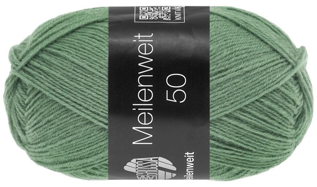 Lana Grossa MEILENWEIT 50 g UNI 4-warstwowa wełna Zdjęcie produktu 