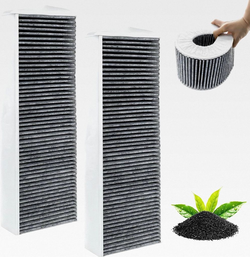 2 Stück Aktivkohlefilter für Bora Pure/X Pure Dunstabzug, PUAKF Filter mit 5-Lagen Filtersystem für Umluftkochfeld PURU oder PUXU, Ersatzfilter ...