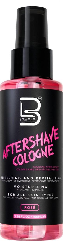 L3VEL3 - Rose Aftershave Cologne - Woda po goleniu 100ml Zdjęcie produktu 