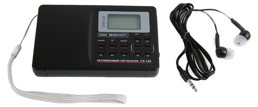 AM FM SW Radio, Speicherfunktion, verlustarme Tasten mit Produktbild 