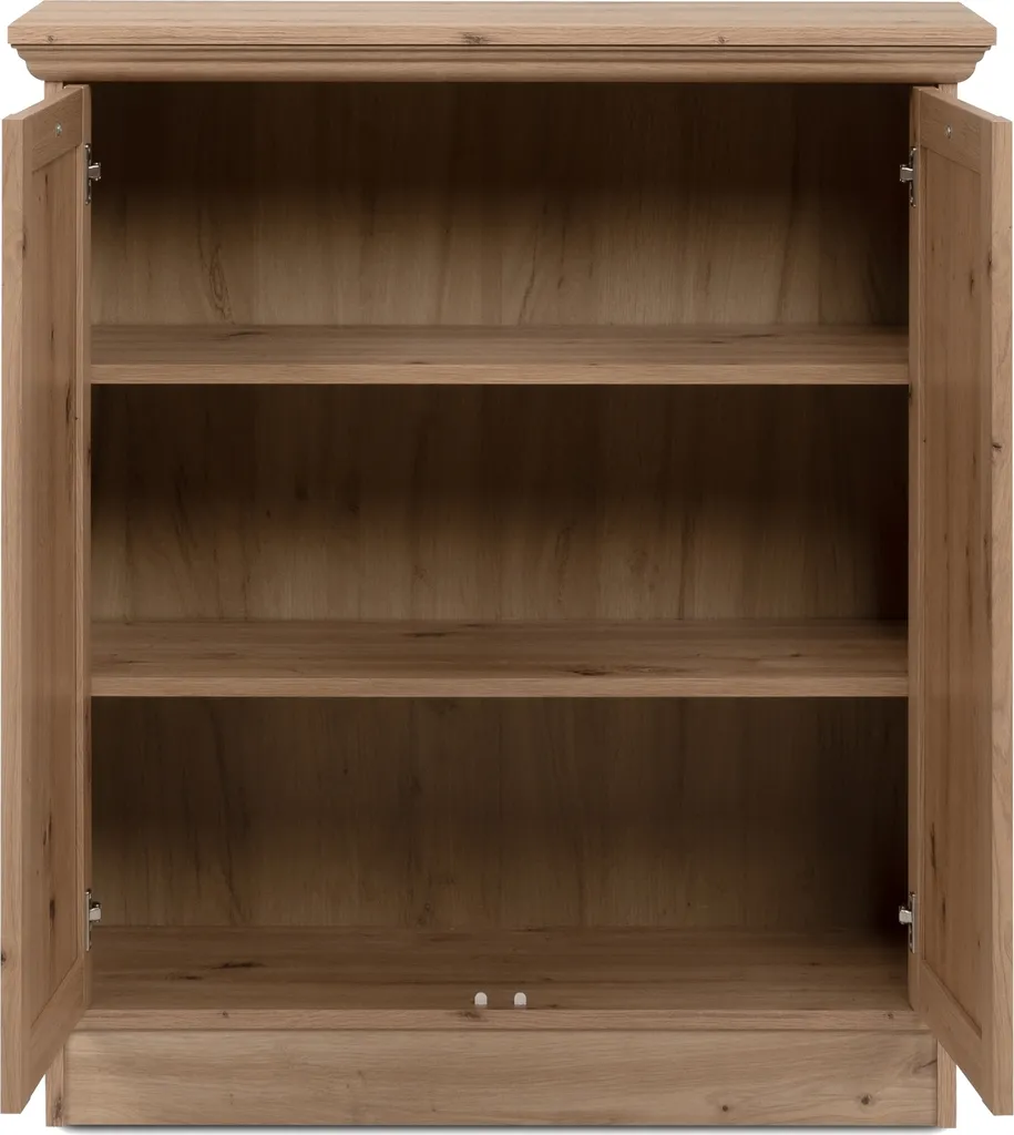 Commode gain de place Timber pour petit espace avec 2 étagères