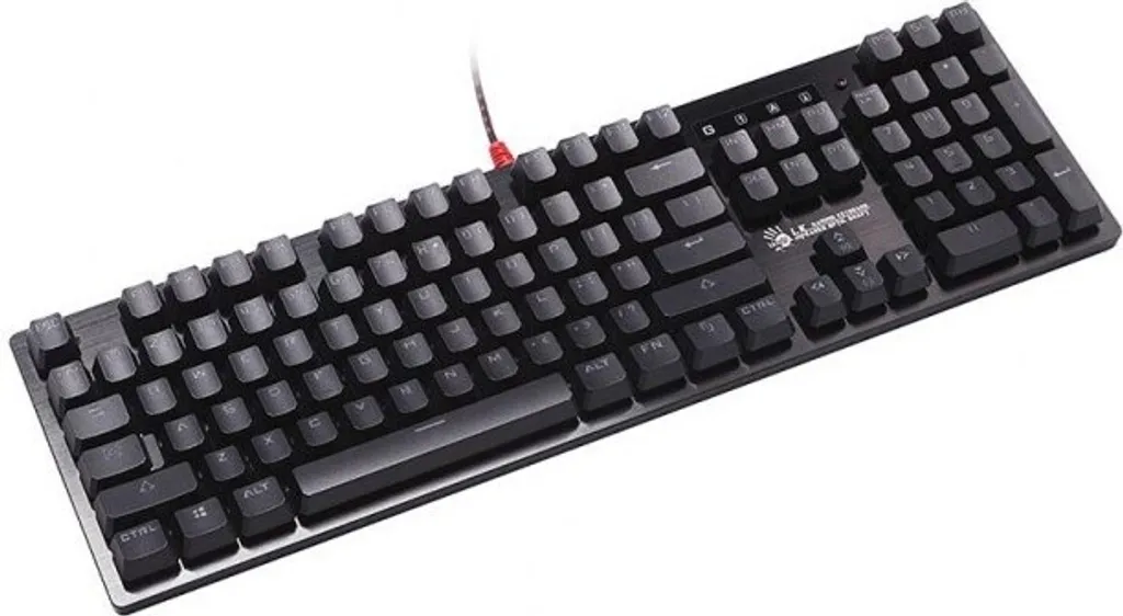 Clavier Mécanique de Jeu A4Tech B820R Noir avec Éclairage LED Multicolore