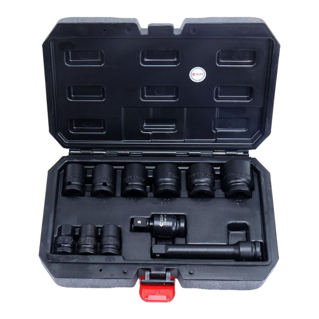 11-teiliges 1/2 Zoll Steckschlüssel-Set – Impact-Stecknüsse Produktbild 