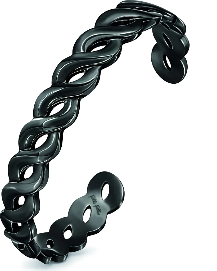 Folli Follie 1B15T038K Bracciale in Acciaio Inox Nero | Qualità Top