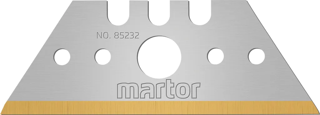 MARTOR 85232 10x Lame Trapezoidali in Titanio - Taglio Senza Sforzo