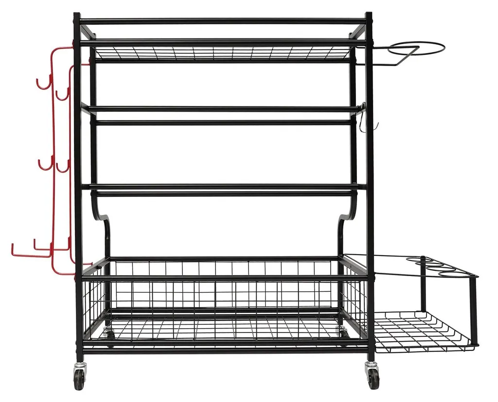 Rack de rangement pour home gym - Organisateur kettlebells et tapis