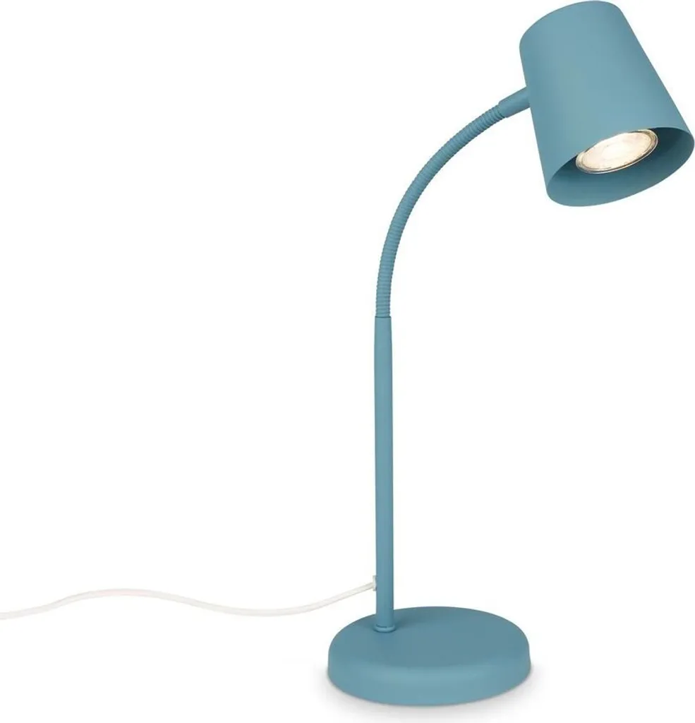 Abat-jour Blu Tortora GU10 - Lampada Comodino Atmosfera Calda