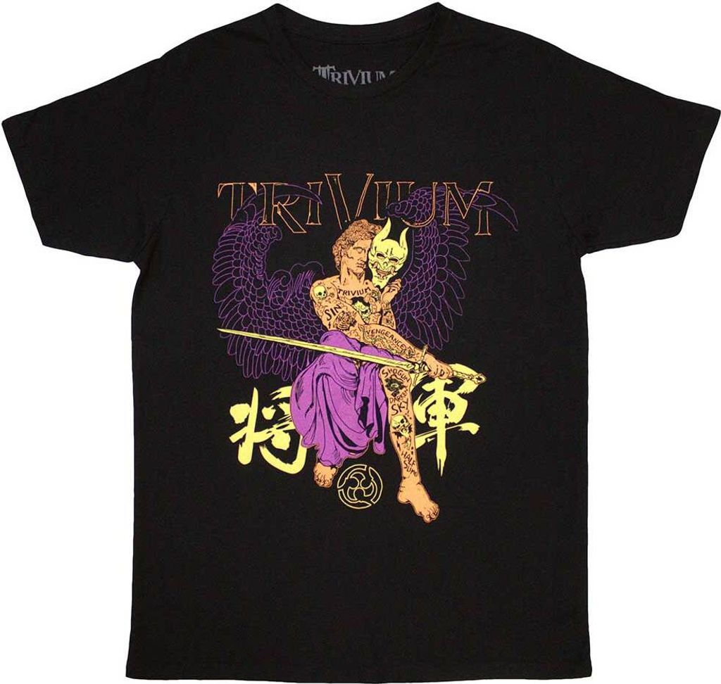 Trivium - "Kanji" T-Shirt für Herren/Damen Uni RO12250 (XXL) (Schwarz)
