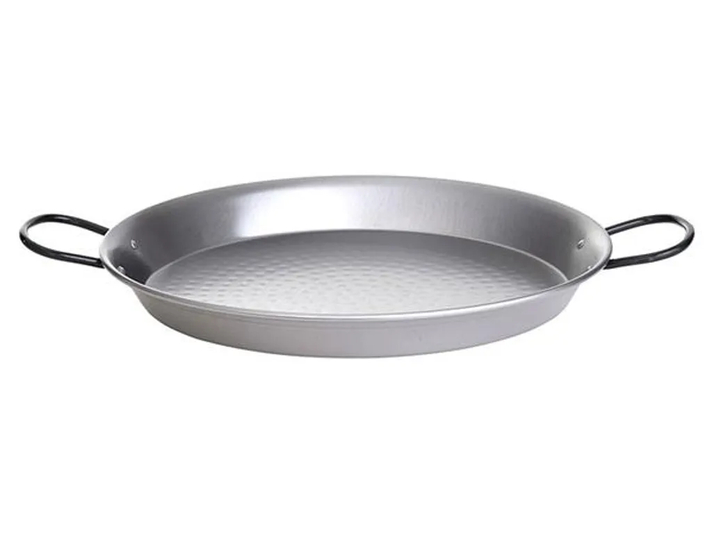 Paellera 60cm in Ferro Lucido Professionale - Ideale per Sagre e Feste