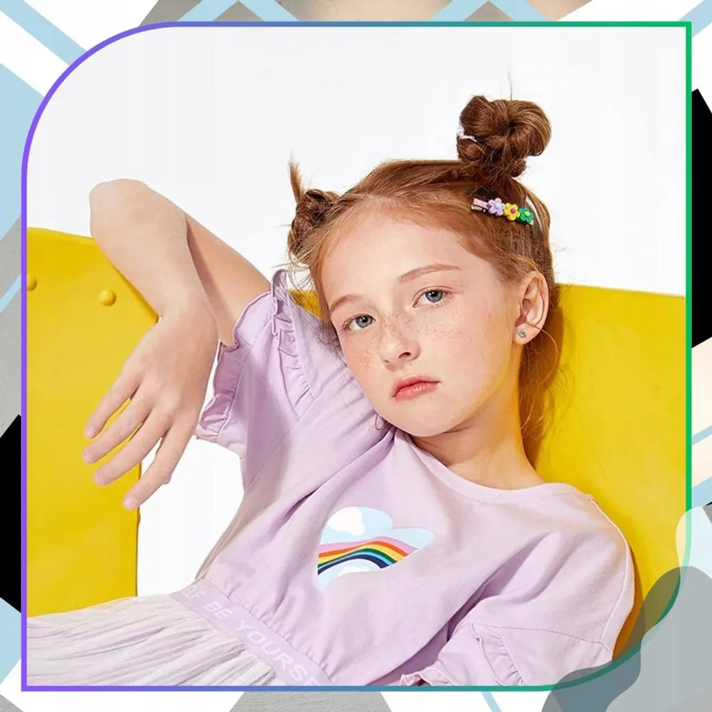 Look WOW per la tua Bimba: 28 Fermagli Capelli EDIBAZZAR Coloratissimi - 8