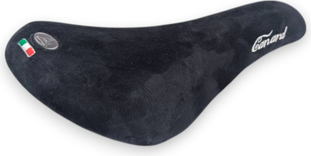 Selle Monte Grappa Echtleder Fahrradsattel Single Speed Nappaleder - Schwarz