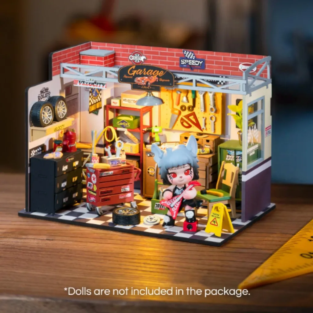 Occupez vos Soirées avec le Puzzle 3D Garage Miniature 157 Pièces LED