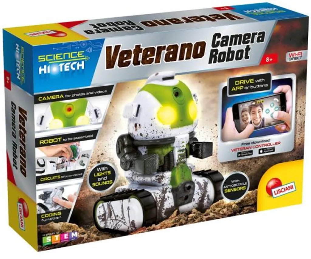 Drone terrestre intelligent LISCIANI 66506 robotique ludique enfant