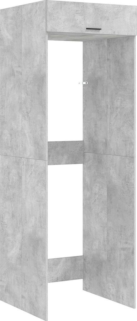 "Schlussverkauf" Badezimmerschrank - 1 PC Waschmaschinen-Schrank Beton 67,5x68x200 cm Holzwerkstoff C16508