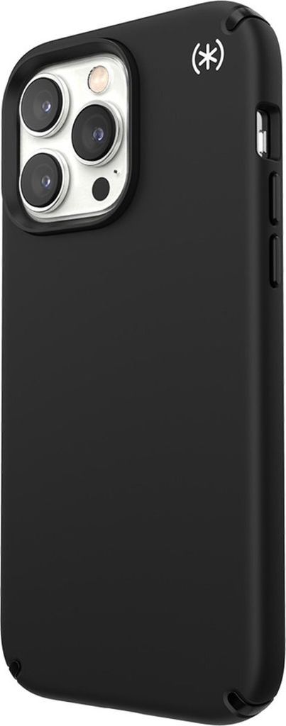 Speck Presidio2 Pro - Hülle für iPhone 14 Pro Max mit MICROBAN-Beschichtung (Schwarz / Schwarz / Weiß)