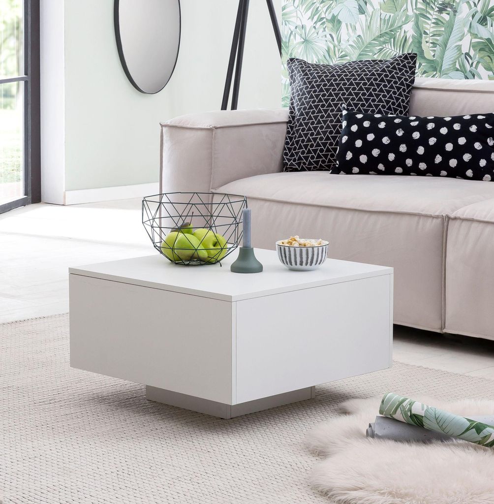 FineBuy Design Couchtisch 60 x 60 cm Quadratisch - Holz Produktbild 