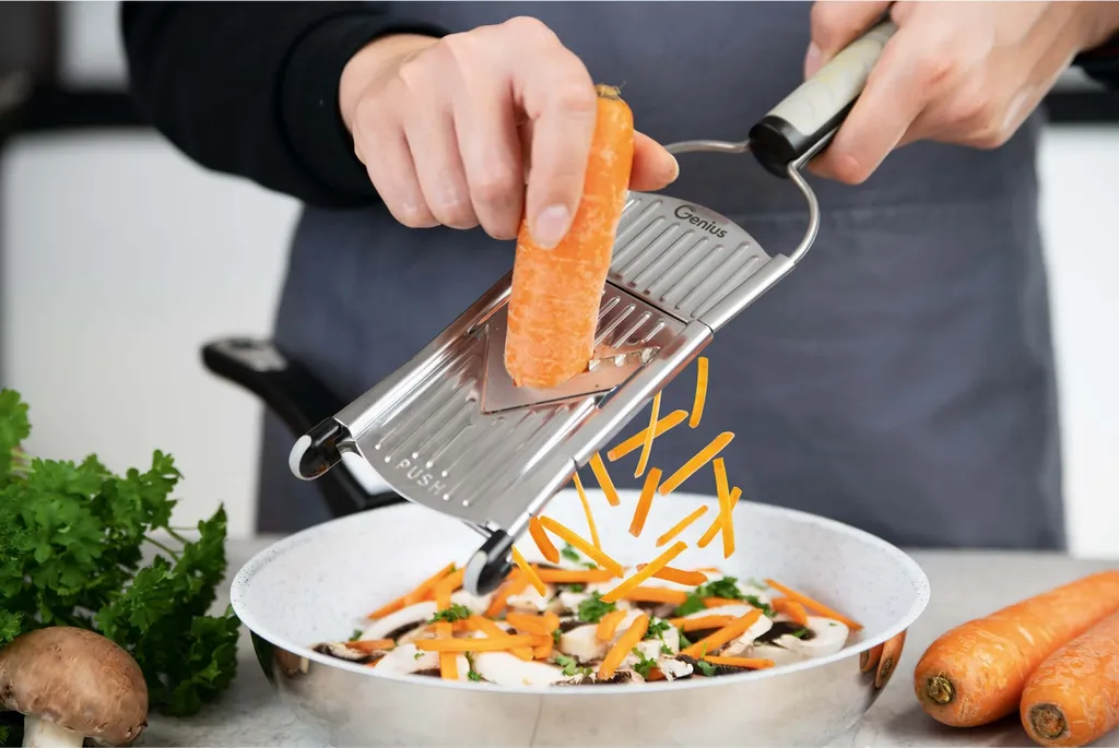 Mandoline manuelle réglable multifonction - Coupe-légumes professionnel - 8