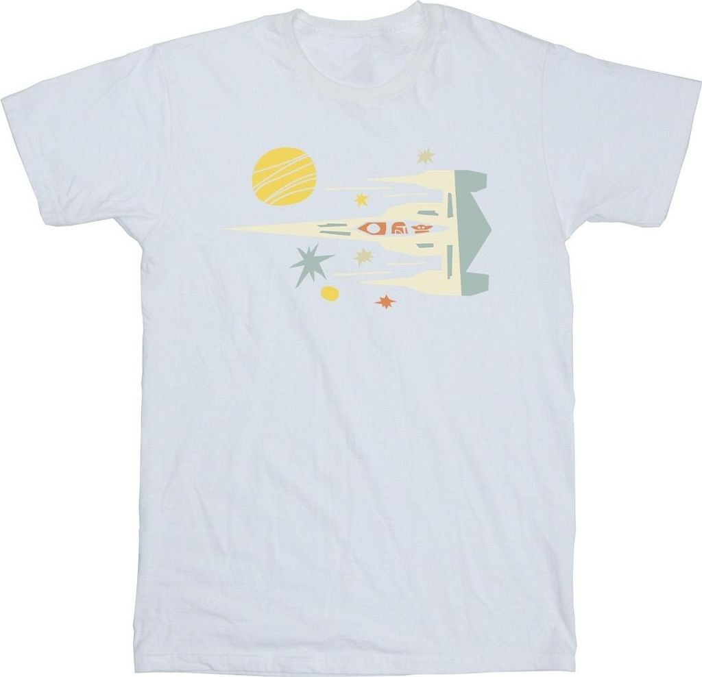 Star Wars - "The Mandalorian" T-Shirt für Herren BI47442 (5XL) (Weiß)