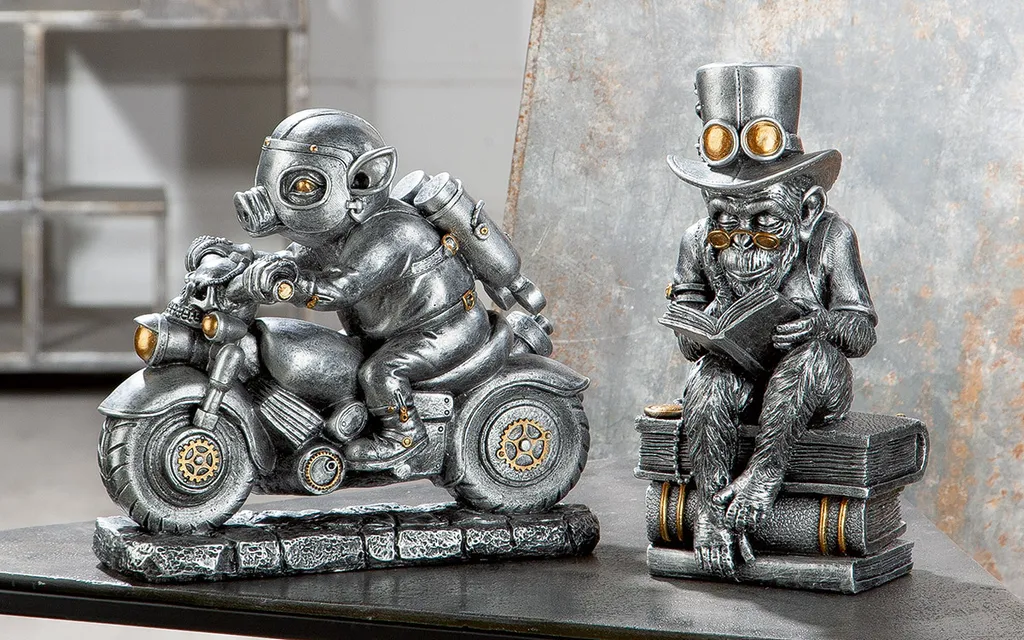 Gilde Steampunk Motor-Pig: Idea Regalo Originale per Motociclisti