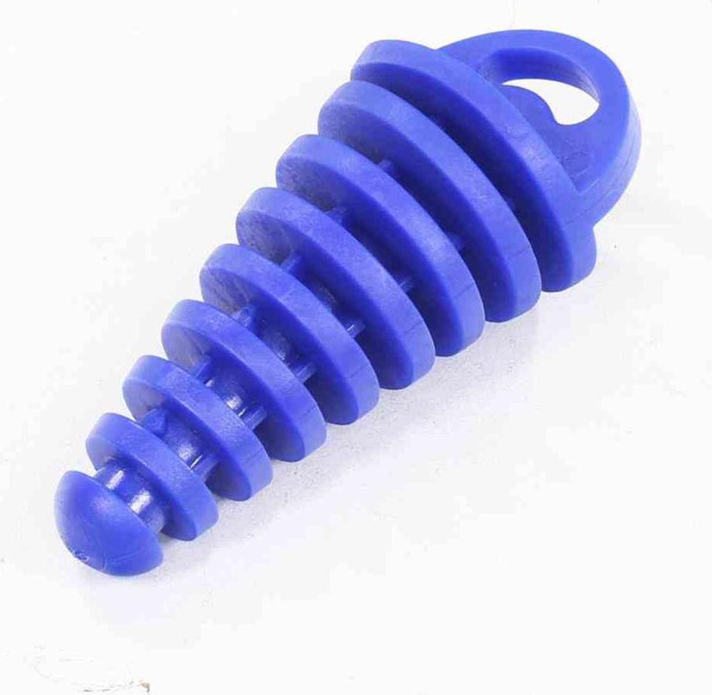 Auspuffstöpsel Für Waschanlage Motorrad Roller Cross-A Blau Oxf-069 Ox