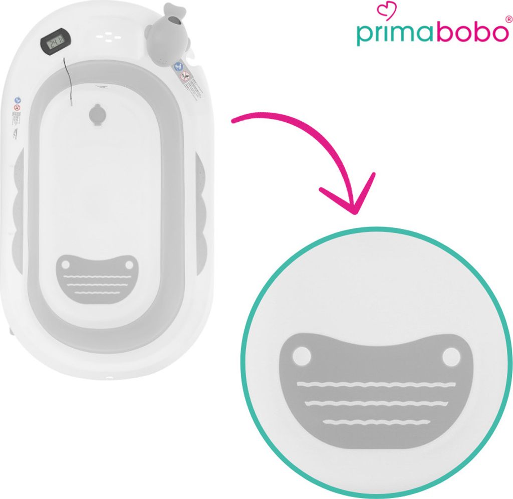 Primabobo OLA Faltbare Babybadewanne mit Gestell, Spielzung Produktbild 7