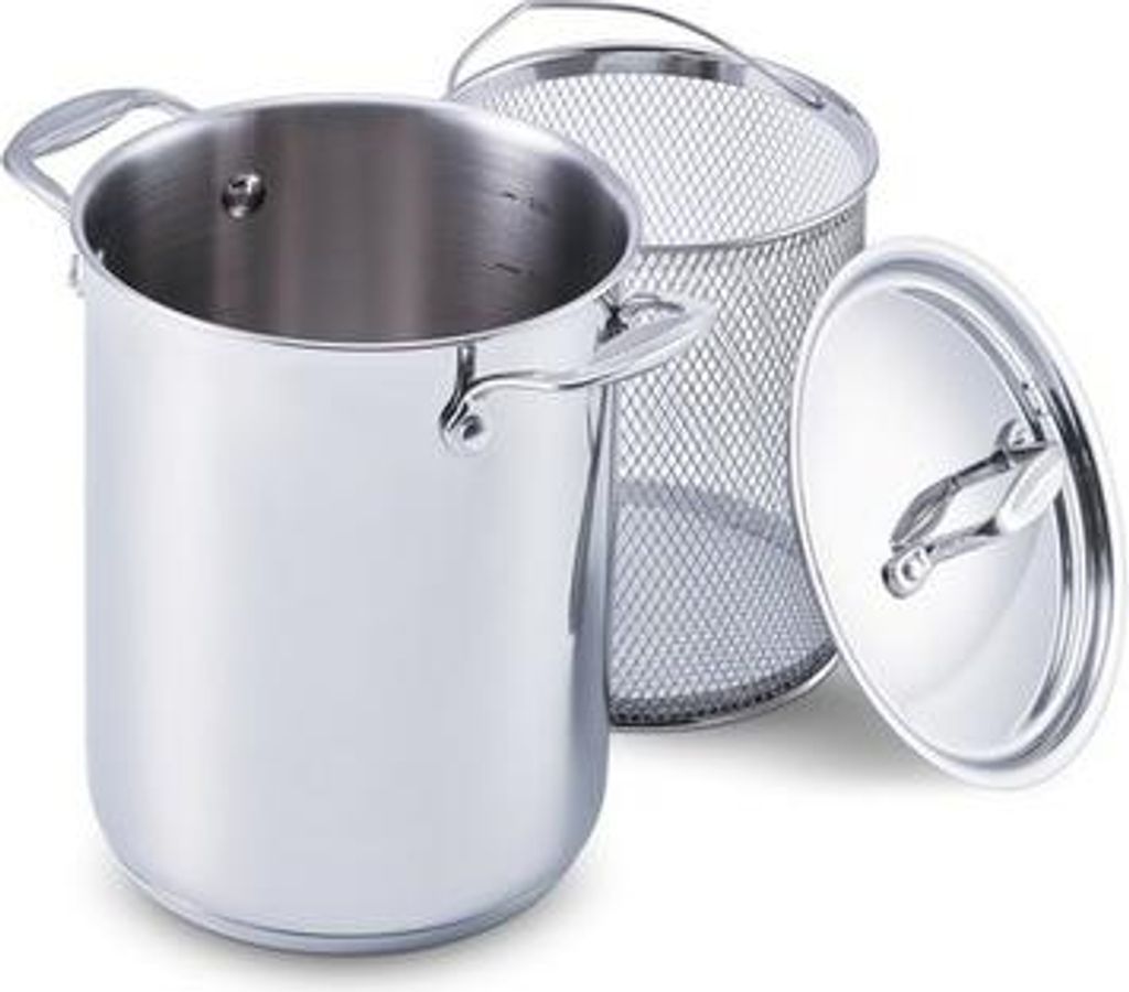 Beka Chef Spargeltopf Edelstahl - Perfekt für Gemüse & Pasta, Ø 16 cm