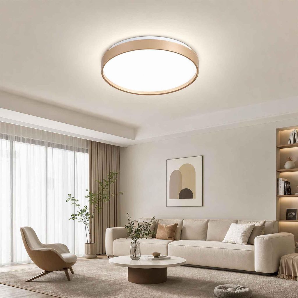 AIORBER LED Deckenleuchte Eckig Flach 38cm 36W 3 CCT Produktbild 