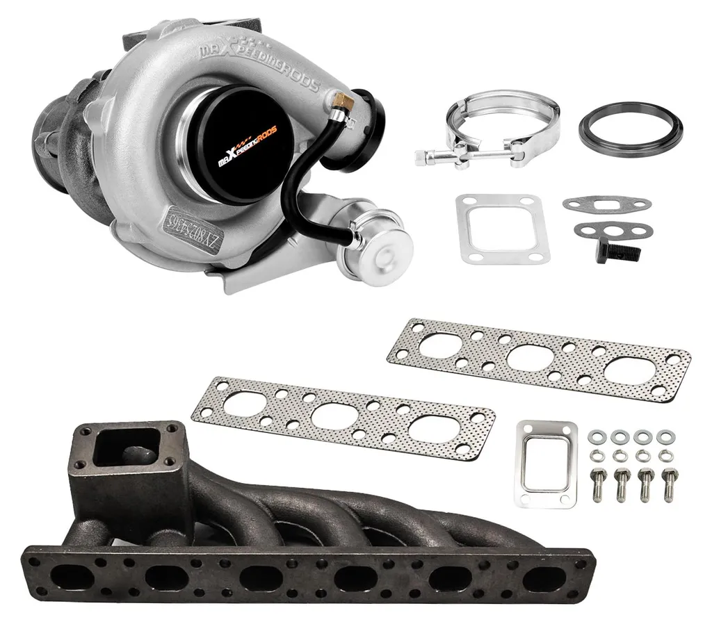 Kit Collecteur d'Échappement Turbo BMW M50 E34 520i 525i avec Soupape