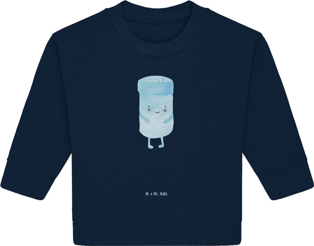 Mr. & Mrs. Panda Organic Baby Pullover Beste Freunde Salz 6. - 12. Monat - French Navy - Geschenk, Fehlende Keywords, Bullover, Lustige Sprüche